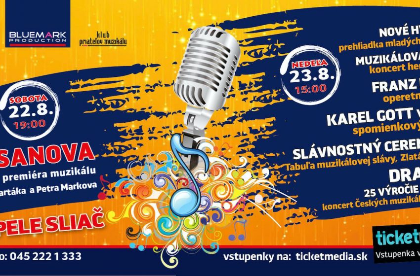  Muzikálový festival súčasťou aj tohtoročného leta